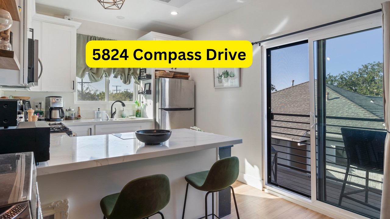 5824 Compass Drive in Los Angeles for Sale: Home Tour Time