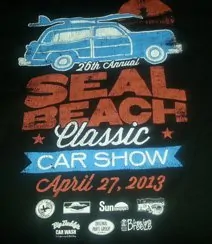 2013 seal beach car show t-shirt