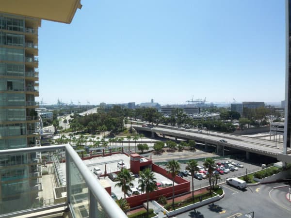 View from West Ocean Long Beach