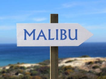 Malibu Homes Sign