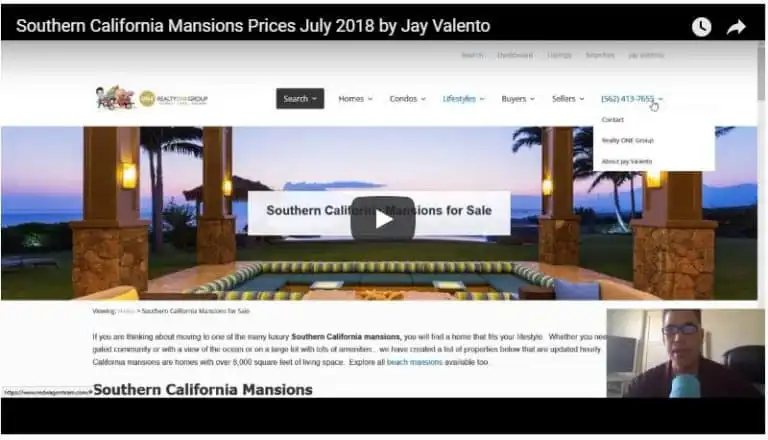 Southern california mansions prices july 2018 by jay valento