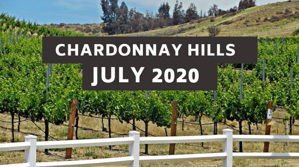 Chardonnay hills july 2020 sales