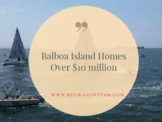 Balboa island homes over $10 million dollars