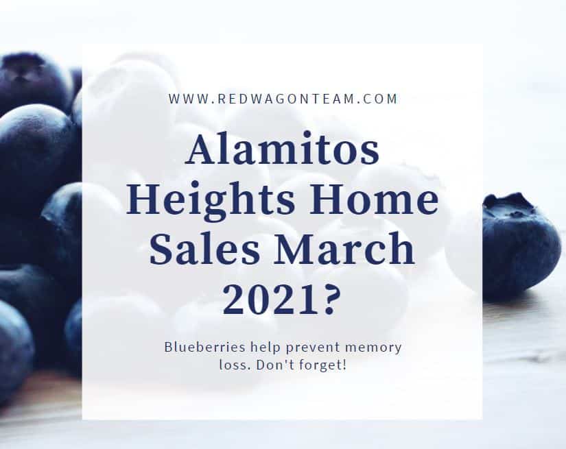 Alamitos Heights Homes Sales March 2021