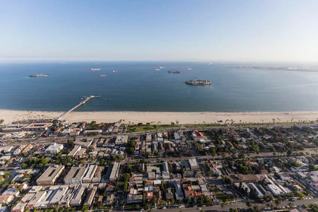 Long Beach Neighborhoods Aerial Photos
