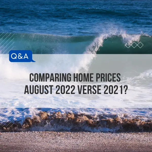 Home prices in Long Beach August 2022 verse 2021