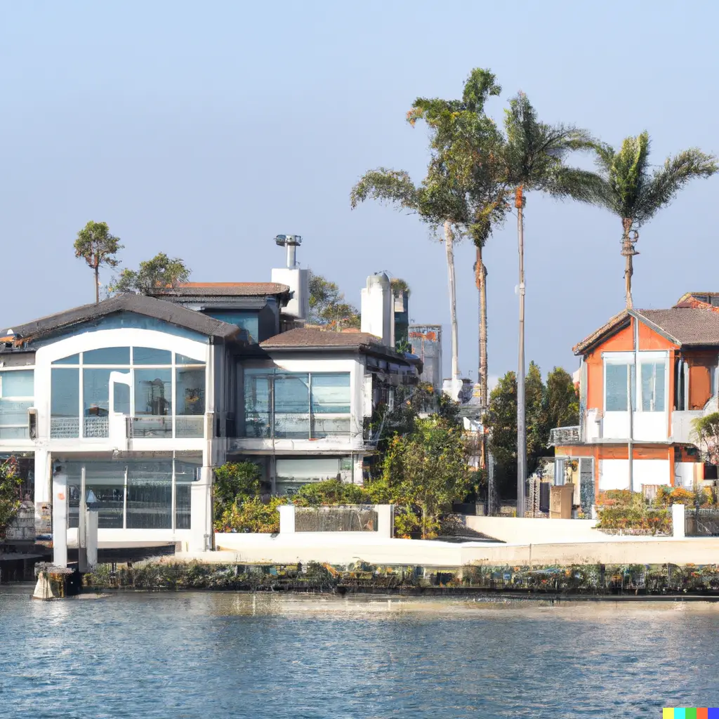 Waterfront beach homes for sale in southern california