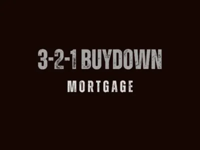 3-2-1 Buydown Mortgage program