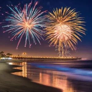 Fireworks in long beach california 2023