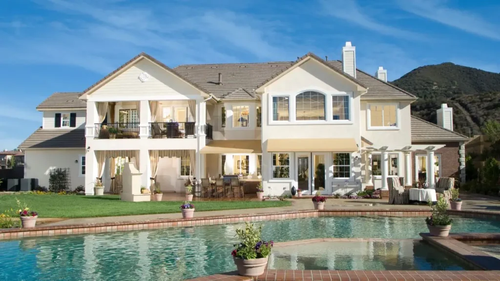 Southern california mansions on the beach
