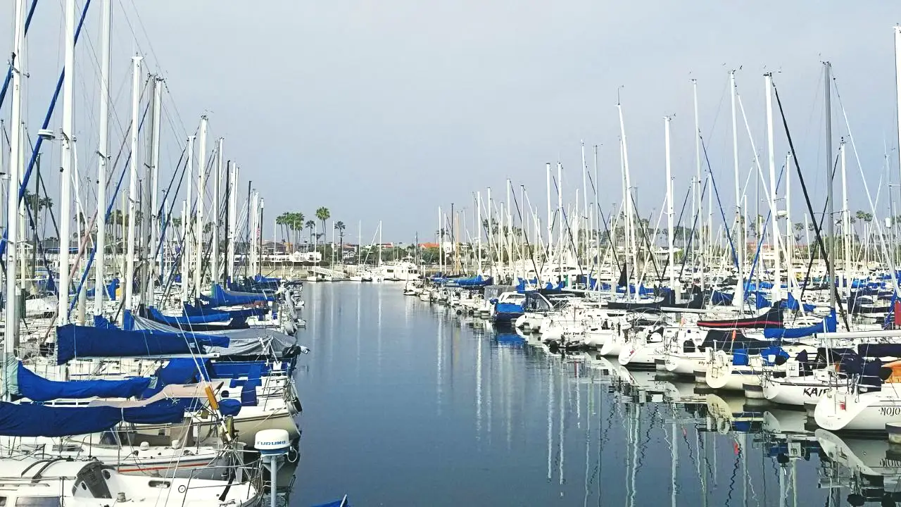 Long beach real estate for sale. Picture of the harbour in long beach, ca