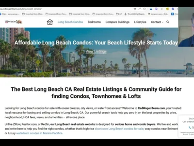 Video Thumbnail: Long Beach Condo Pricing for August 2025 by RedWagonTeam.com